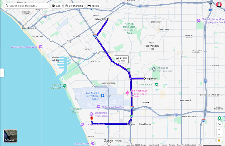 inglewood commute