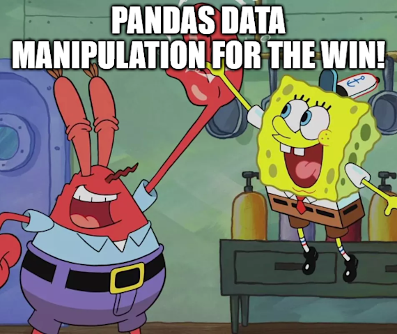 pandas data manipulation