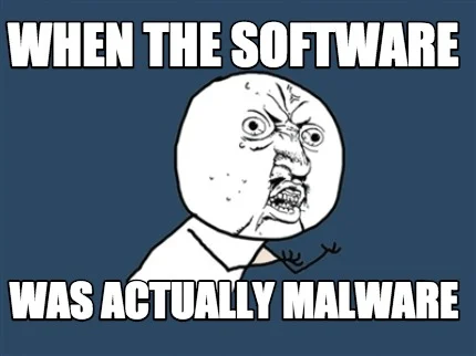 Malware installation example
