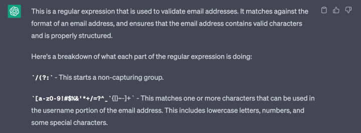 the code breakdown