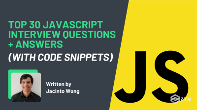 Top 30 JavaScript Interview Questions + Answers (with Code Snippets) preview