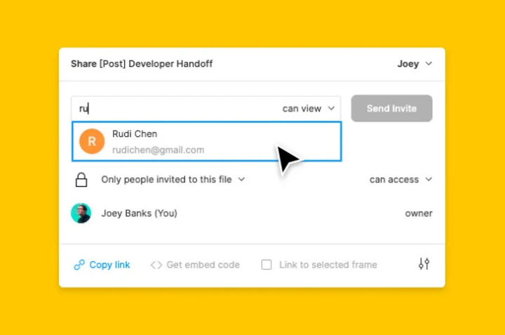 How Figma handles the design handoff