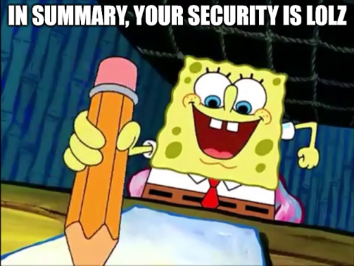 write the security report