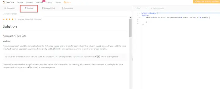 arrays solution example