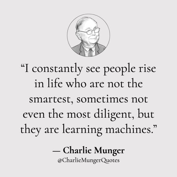 charlie munger be a learning machine