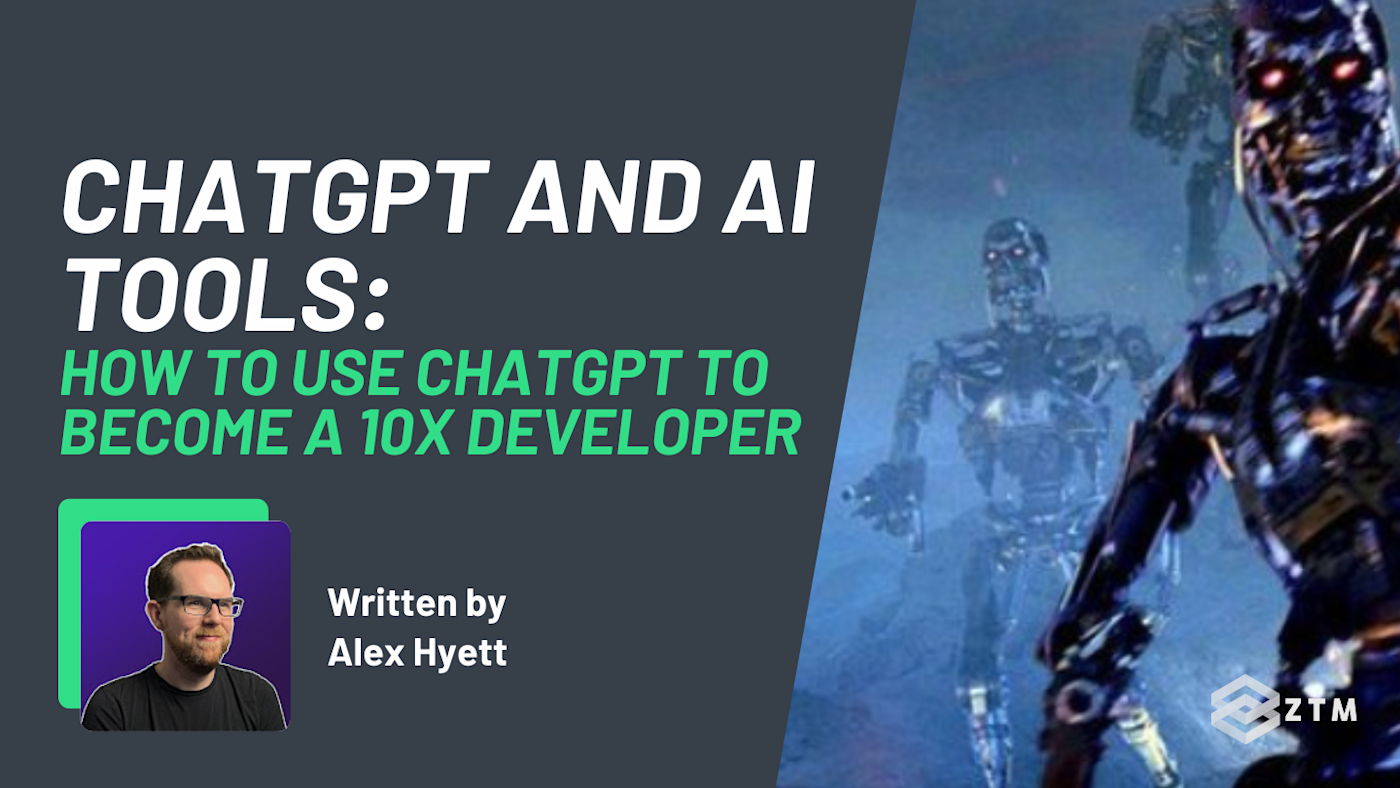 Developer Using Chatgpt Coding How To Use ChatGPT To 10x Your Coding | Zero To Mastery