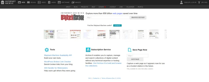 wayback machine
