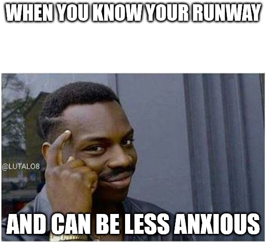 Make sure you have a runway saved