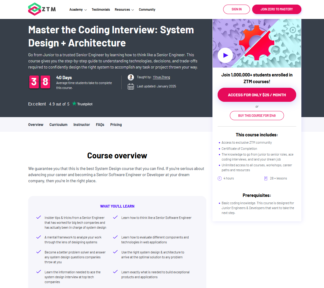 learn system design and architecture