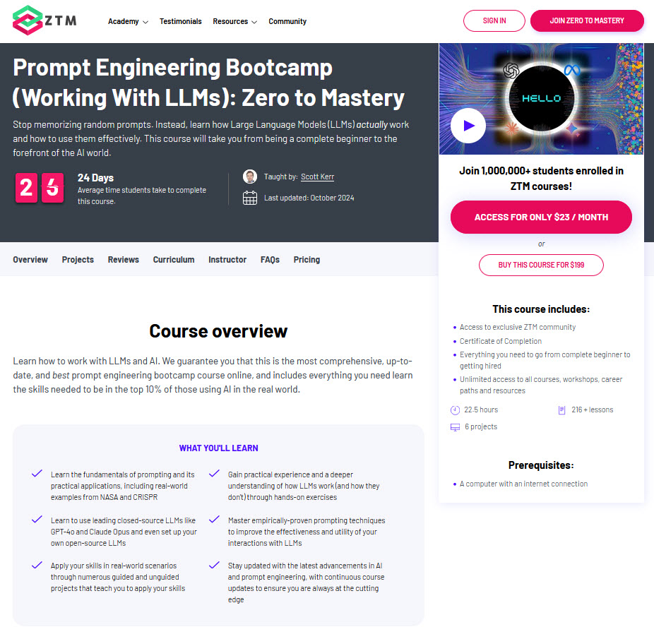 Prompt engineering bootcamp