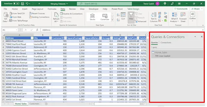 Add the first dataset