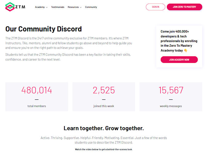 ztm private discord community