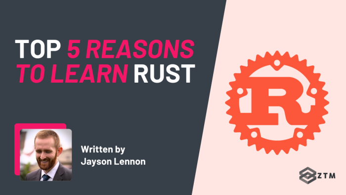Should I learn Rust? Here are the top 5 reasons | Zero To Mastery