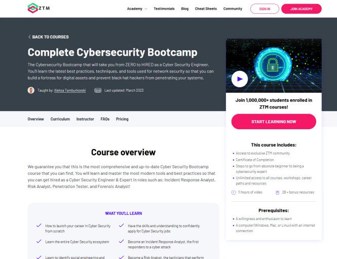 Complete cyber security bootcamp