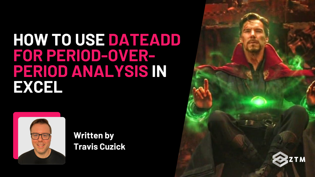 How to use DATEADD for Period-Over-Period Analysis in Excel | Zero To ...
