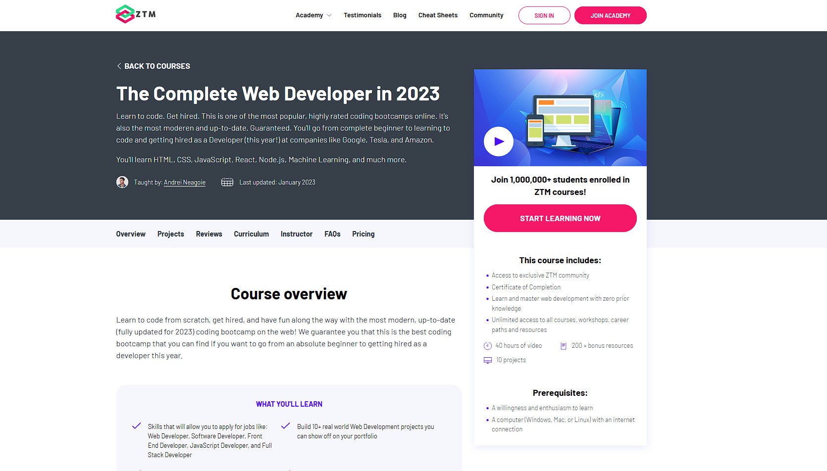 Become a web developer with no previous experience