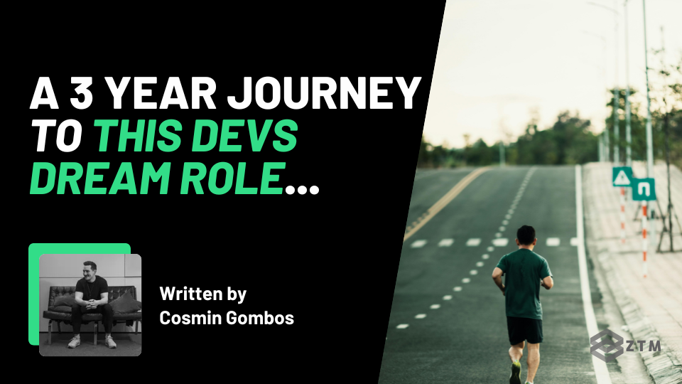 A 3 Year Journey to This Devs Dream Role preview