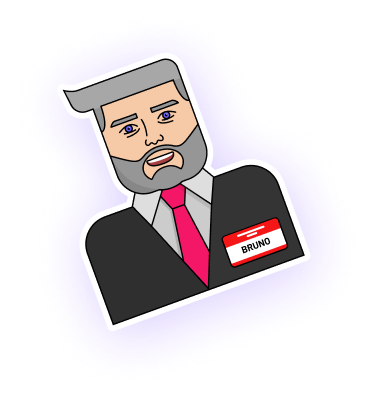 Bruno badge