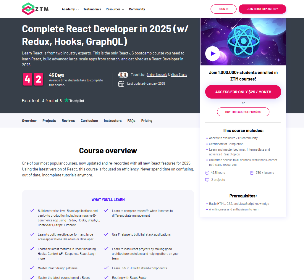 learn react in 2025