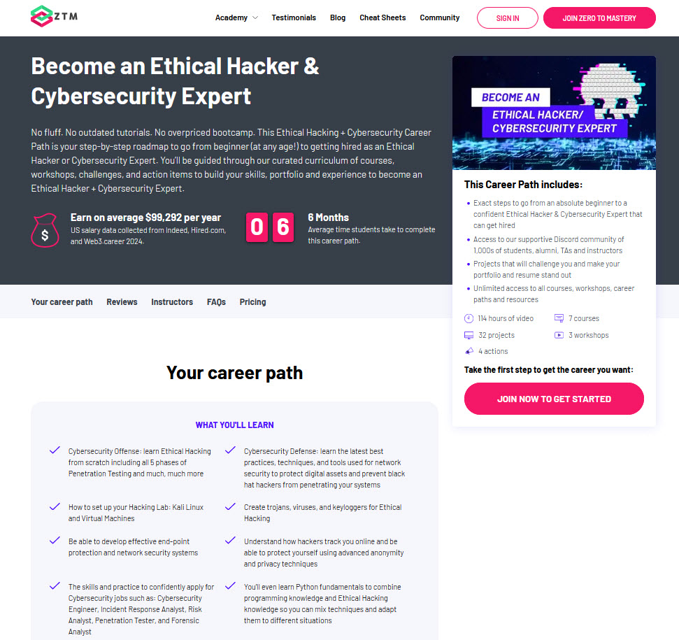 cybersecurity career path