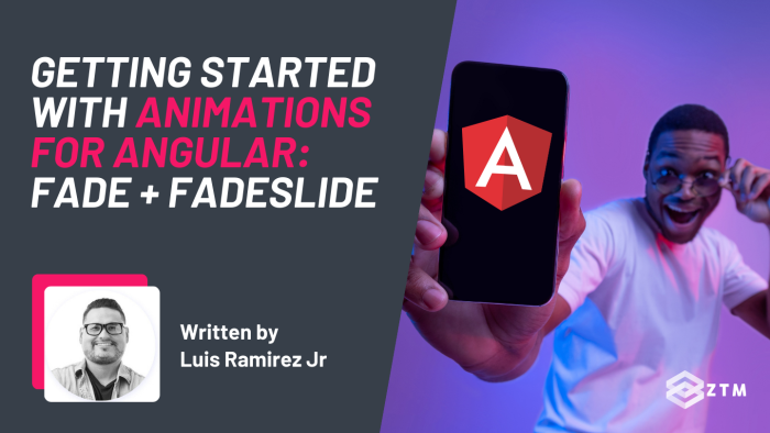  Primeros pasos con animaciones para Angular Fade FadeSlide