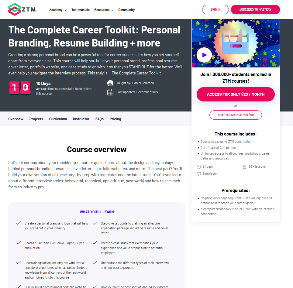 career and personal branding toolkit