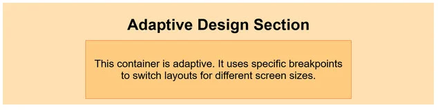 adaptive design