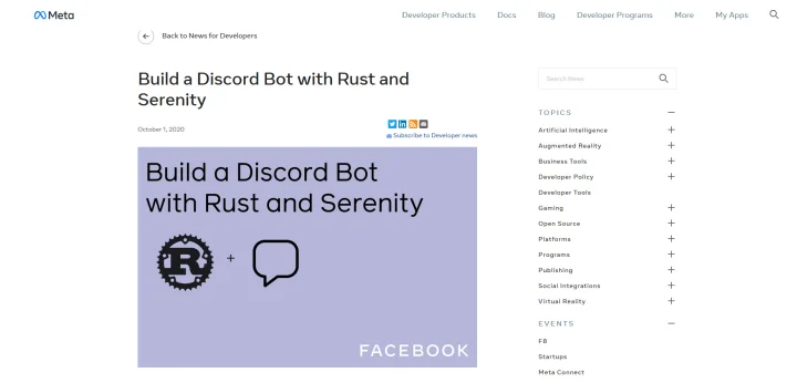 Build a social media bot with Rust