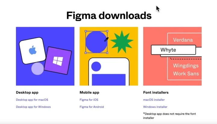 figma download and installation options