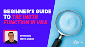 Beginner’s Guide to the InStr Function in VBA | Zero To Mastery