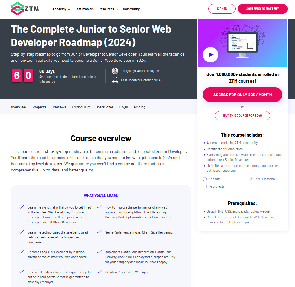 Become a senior developer