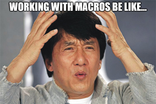 working with macros