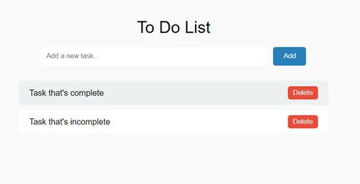 to do list app