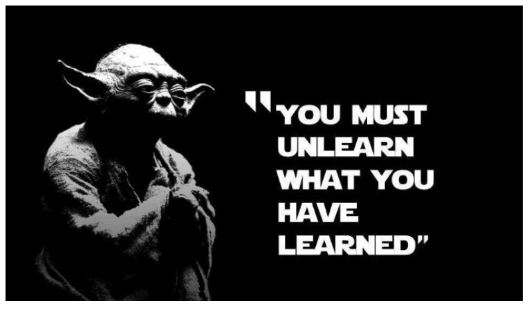 unlearn what you have learned