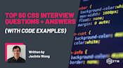 Top 50 CSS Interview Questions (With Code Examples!) | Zero To Mastery