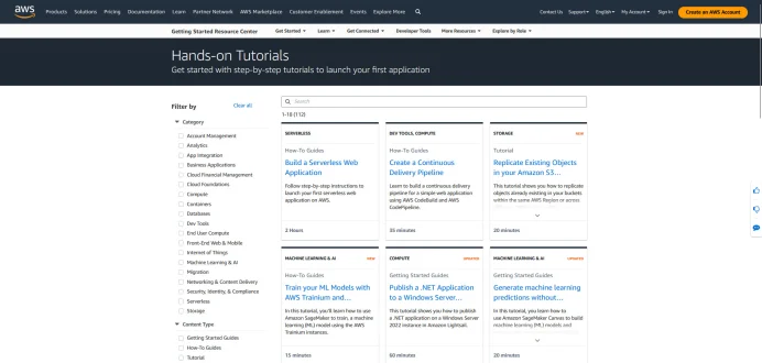AWS tutorials
