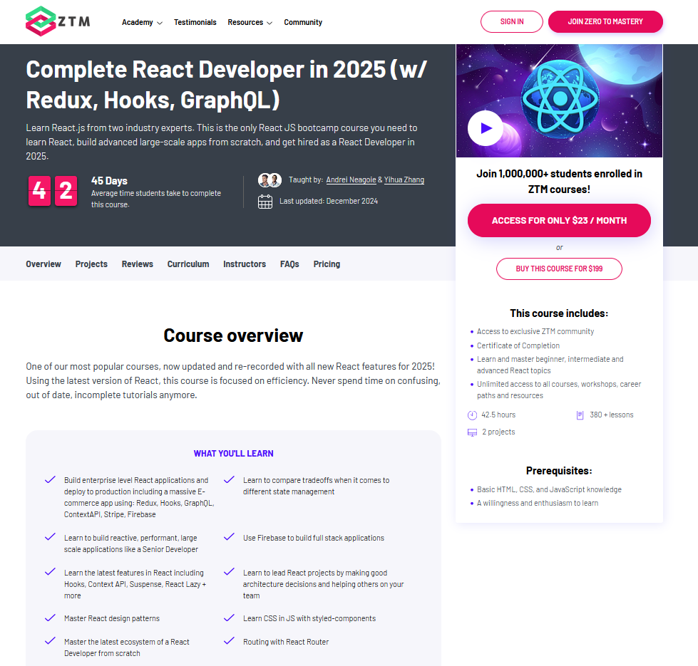 learn react in 2025