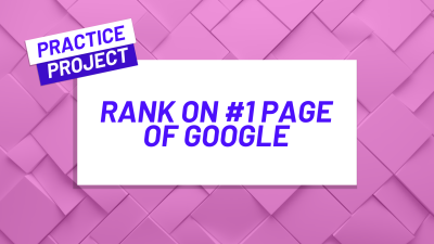 Rank a Website on the First Page of Google with SEO