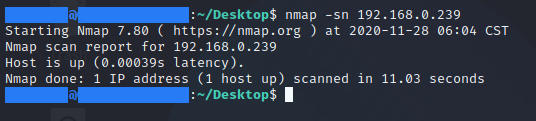 [ CHEAT-SHEET ] - Sn nmap command