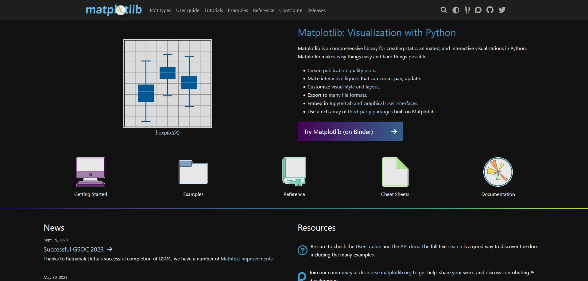 matplotlib