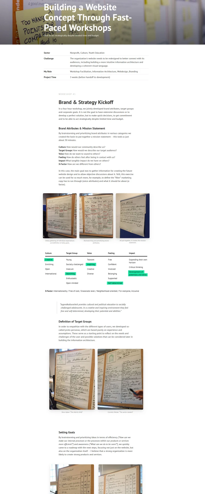 moritz case study example page walkthrough