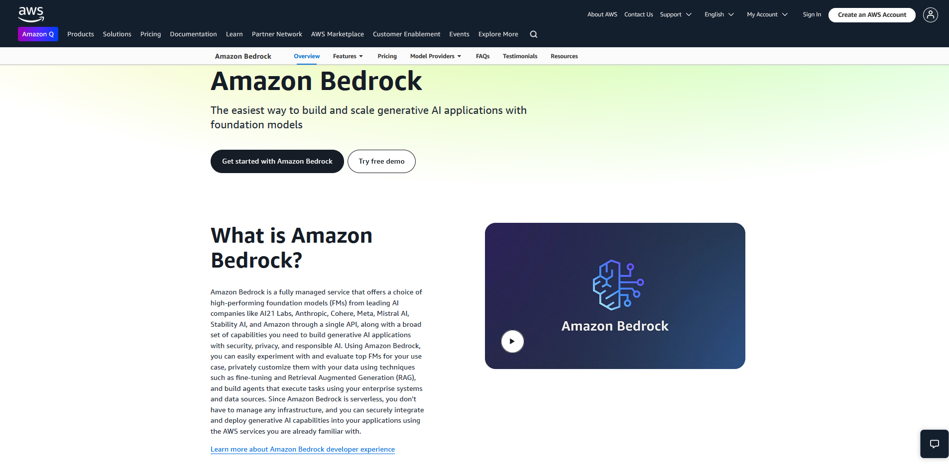 aws bedrock