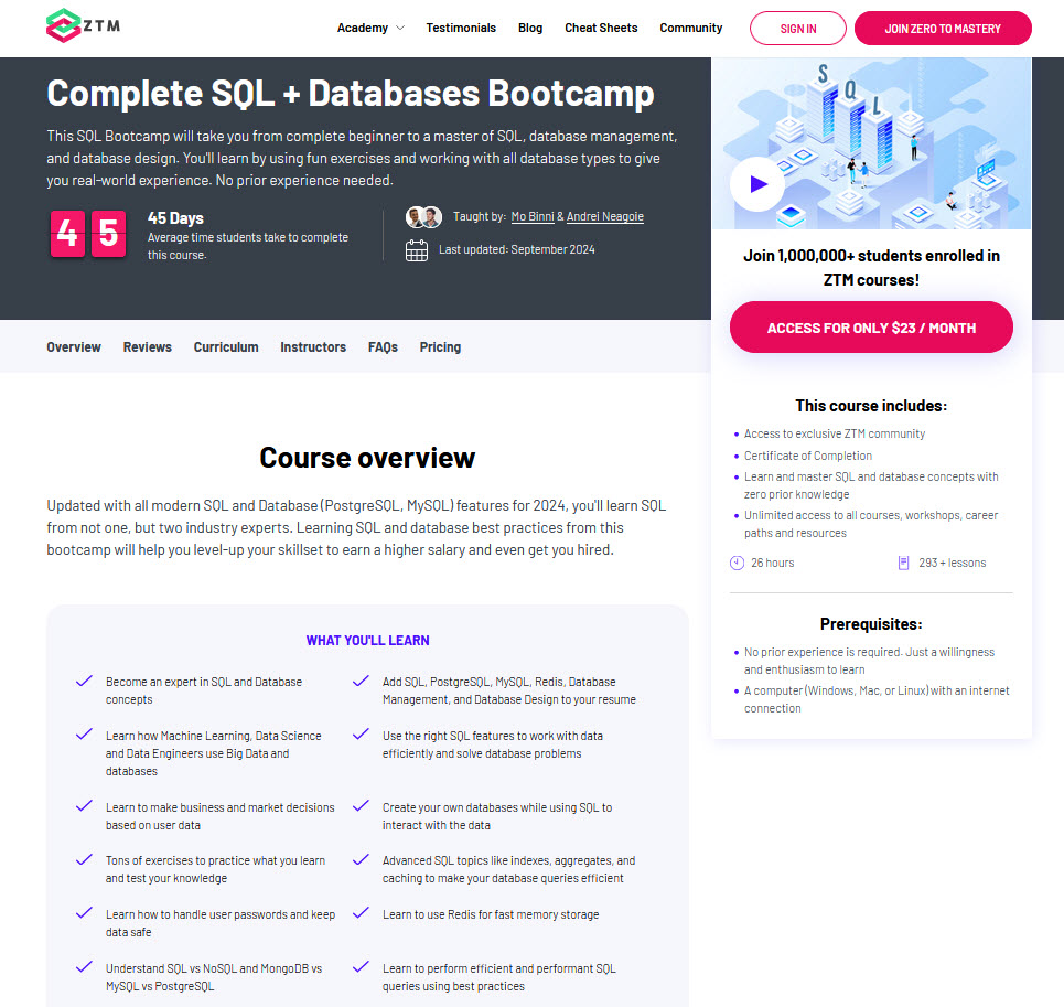 learn sql