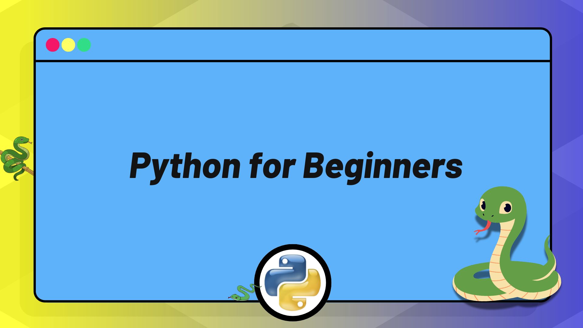 Python for Beginners