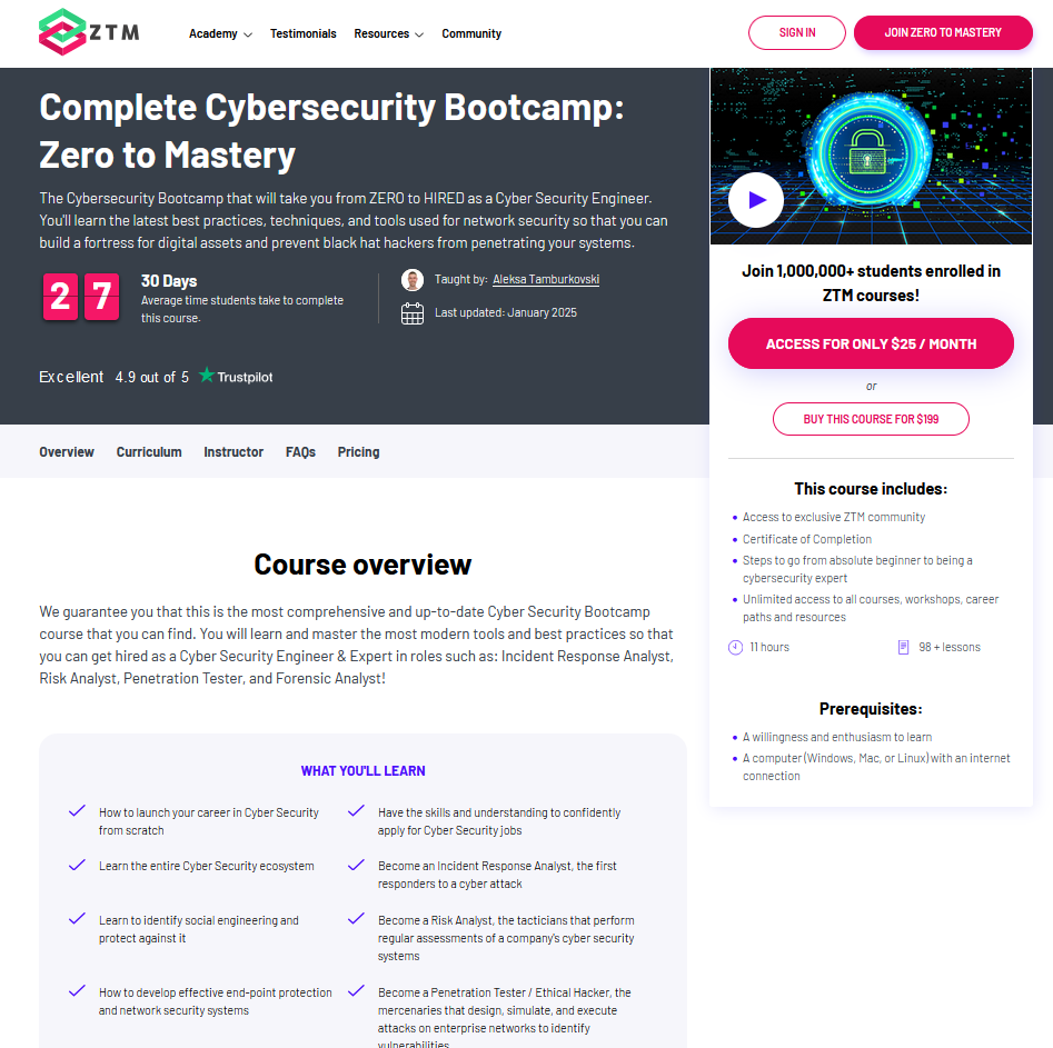 learn cybersecurity