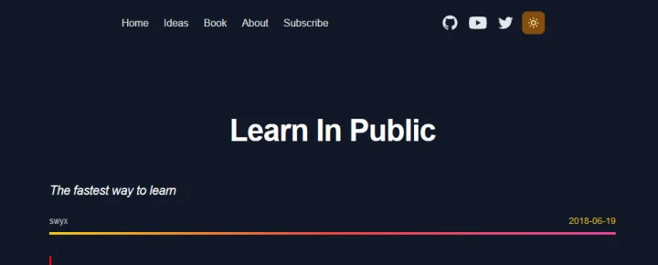 learn in public