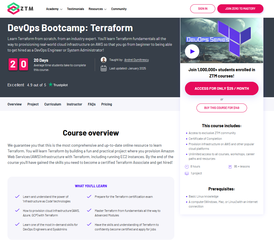 DevOps Terraform Bootcamp