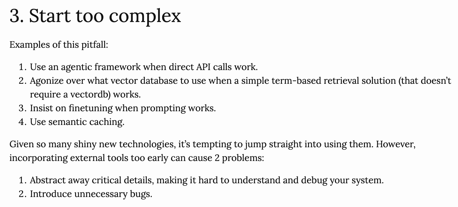 chip-huyen-ai-application-pitfalls-3-start-too-complex