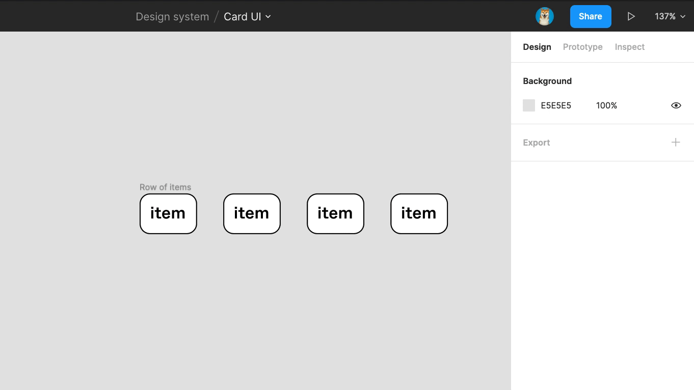 Figma - Auto Layout Frames - Spacing between items