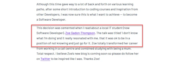 How a ZTM student got past imposter syndrome